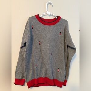Florence Eiseman Solider Gray Sweater